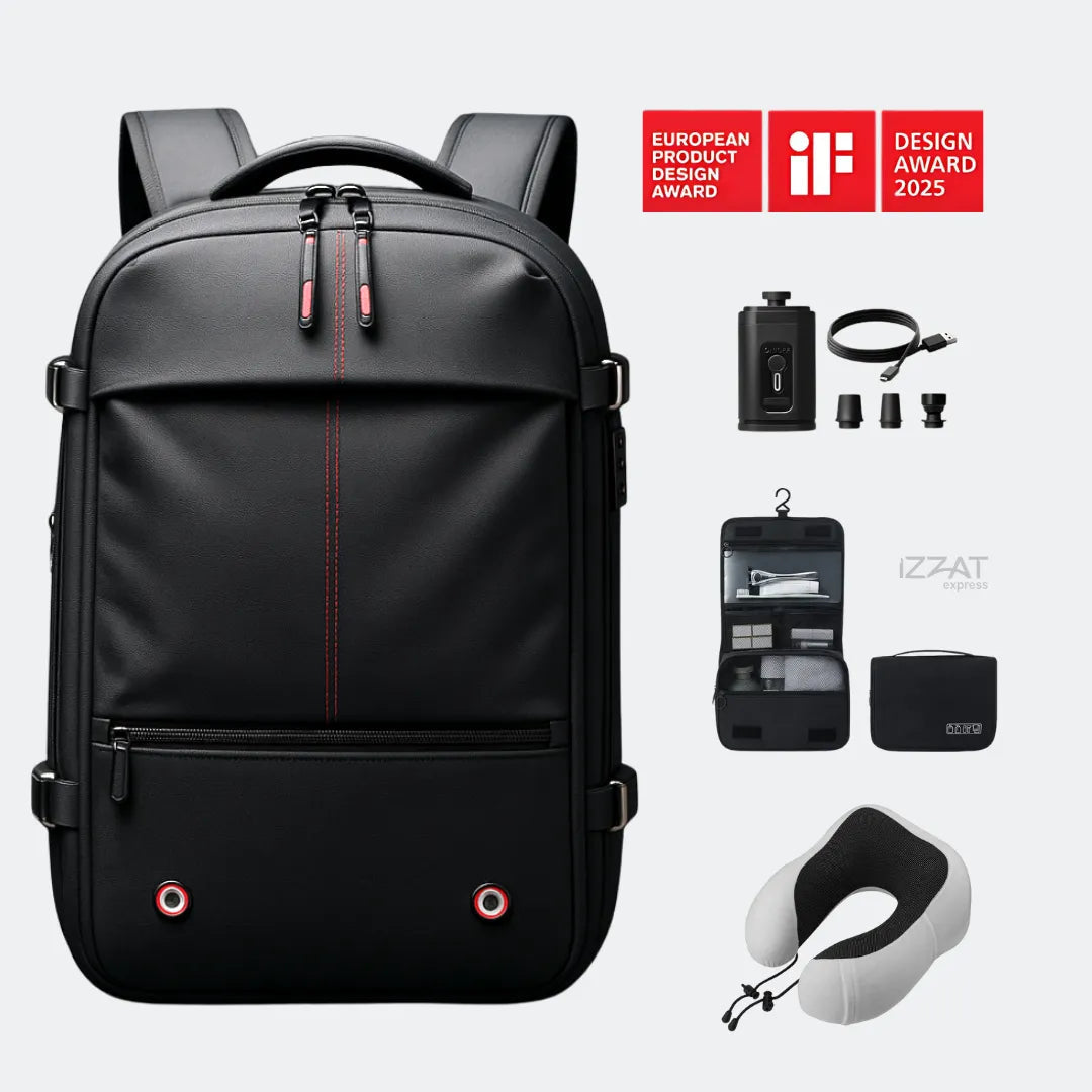 Vakuum-Rucksack Tazzi® + Geschenke