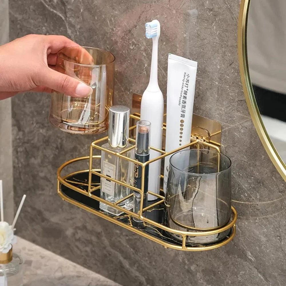 Badezimmer-Organizer ohne Bohren â Tazzi