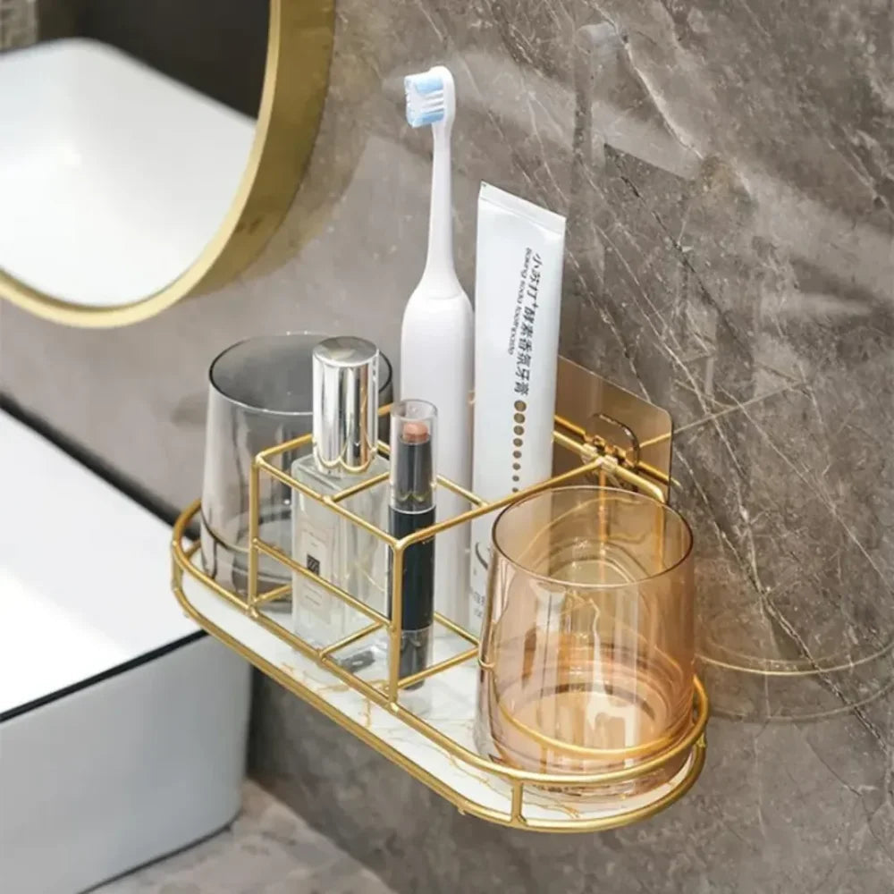 Badezimmer-Organizer ohne Bohren â Tazzi